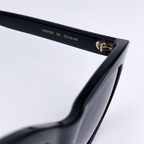 NEW GUCCI GG0763S 001 Black Gray Gradient Cat Eye Women Sunglasses main image 7
